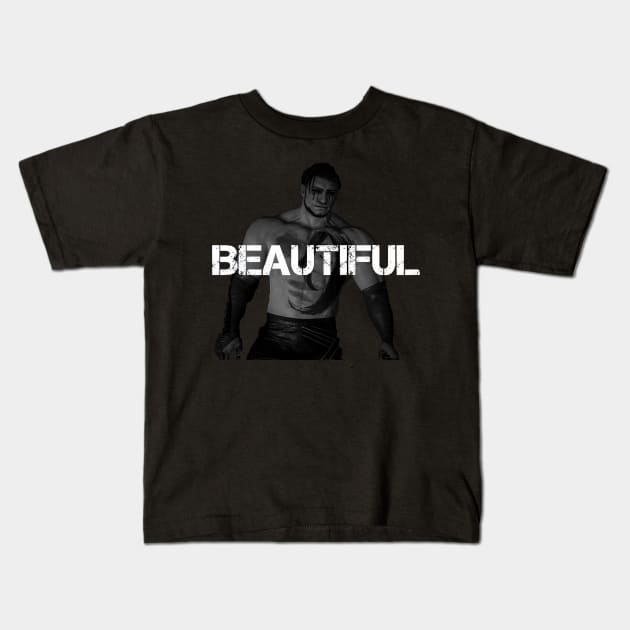 MARC CANTEL ''BEAUTIFUL'' Kids T-Shirt by KVLI3N